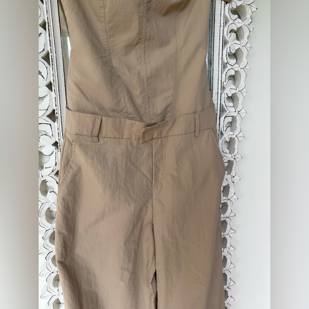 Zara Tan Strapless Jumpsuit • XS • NWT - Picture 8 of 13